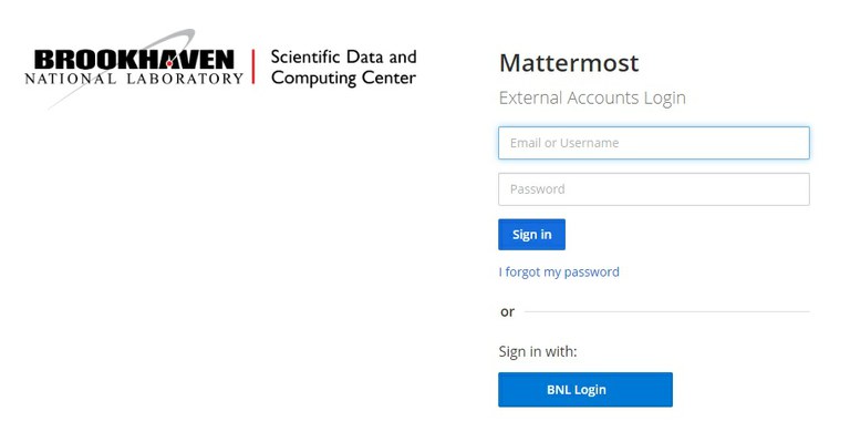 Non-SDCC users or external users should use their email address to login in the "External Accounts Login" section.