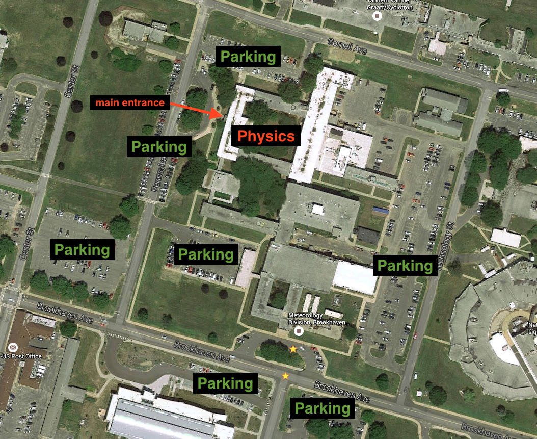 physics parking and entrance